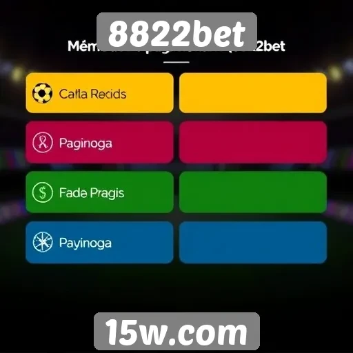 Estudo sobre os métodos de pagamento disponíveis no 8822bet